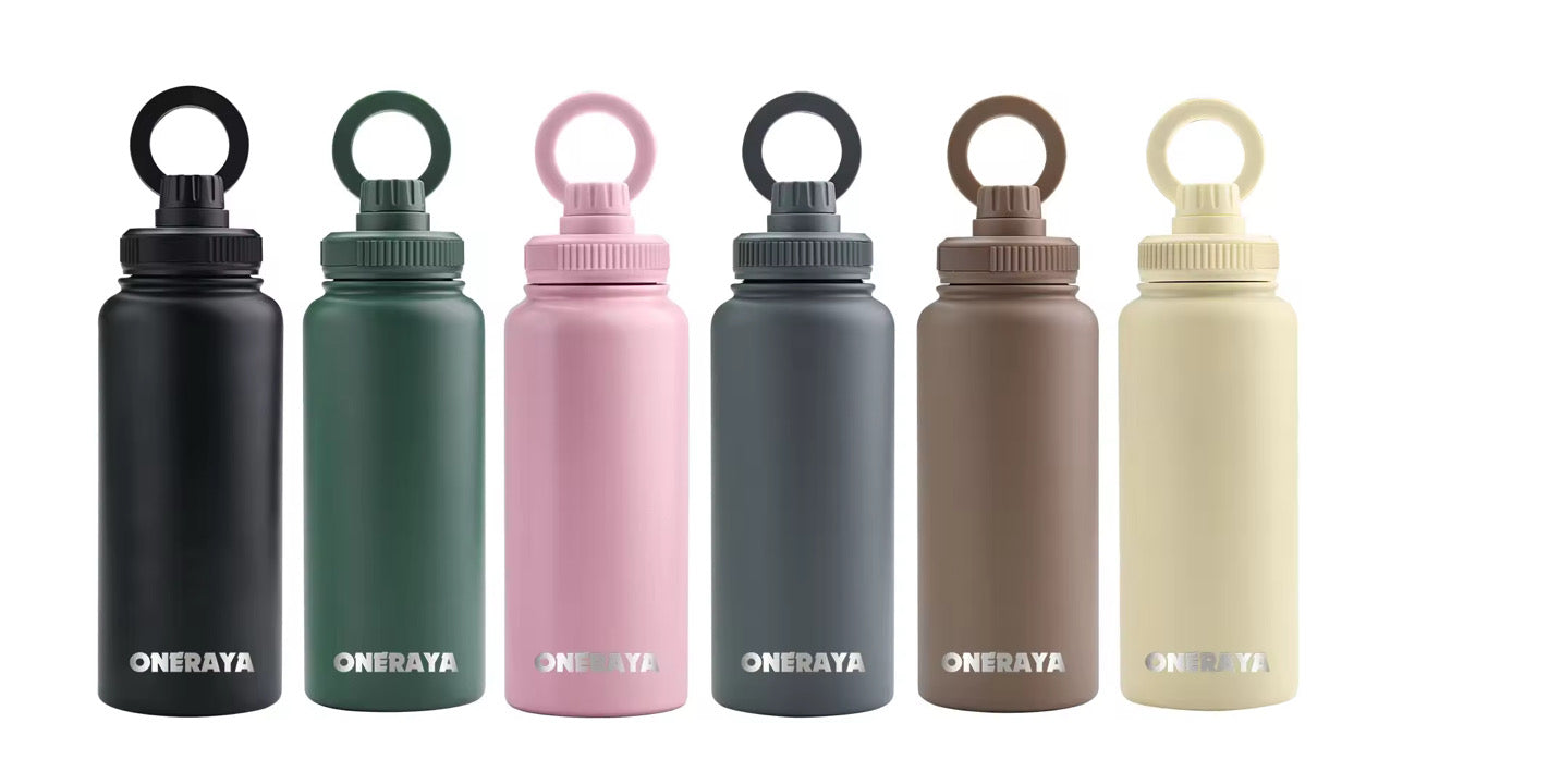 ONERAYA METAL INSULATED Water BOTTLE 32oz